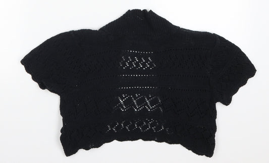 Figaro Womens Black Cardigan Jumper Size S -