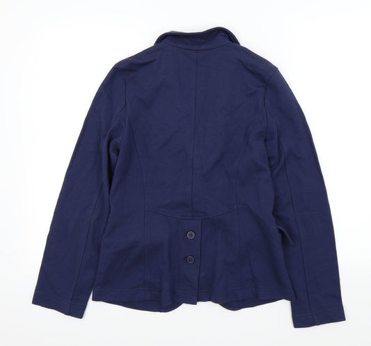 Together Womens Blue Jacket Size S