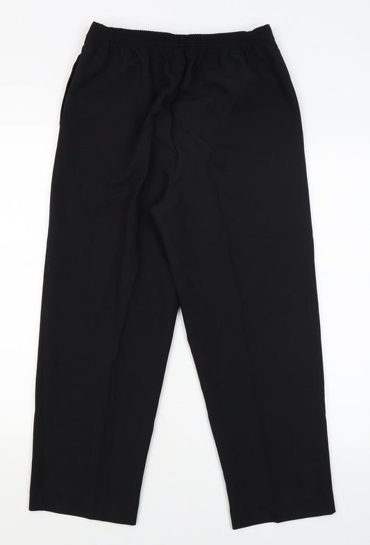 BM Womens Black Trousers Size 10 L24.5 in