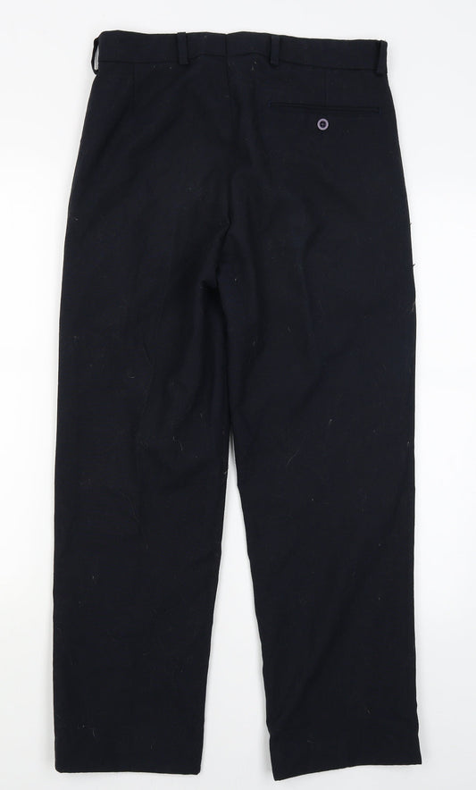 Preworn Mens Blue Dress Pants Trousers Size 30 in L27 in