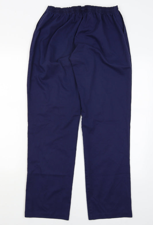 Preworn Womens Blue Trousers Size 12 L30 in