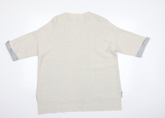 nine Womens Ivory Pullover Jumper Size M