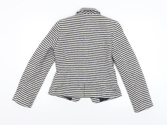 Primark Womens Multicoloured Striped Jacket Suit Jacket Size 10