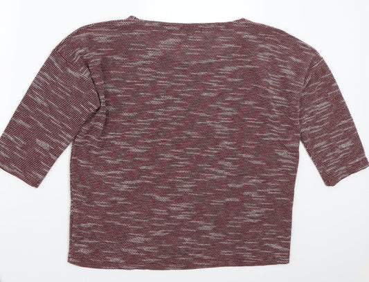 ESMARA Womens Purple Pullover Jumper Size 14