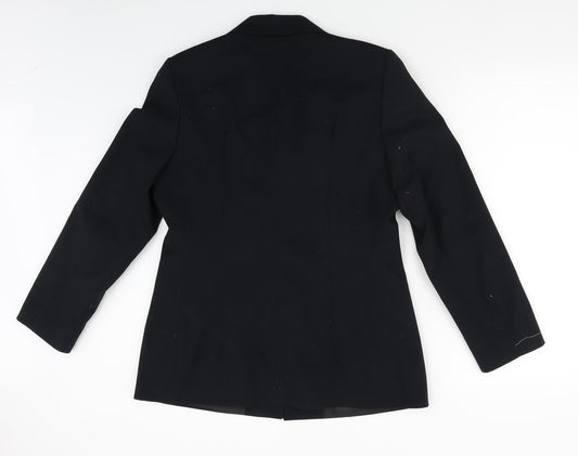Allders Womens Black Jacket Blazer Size 12