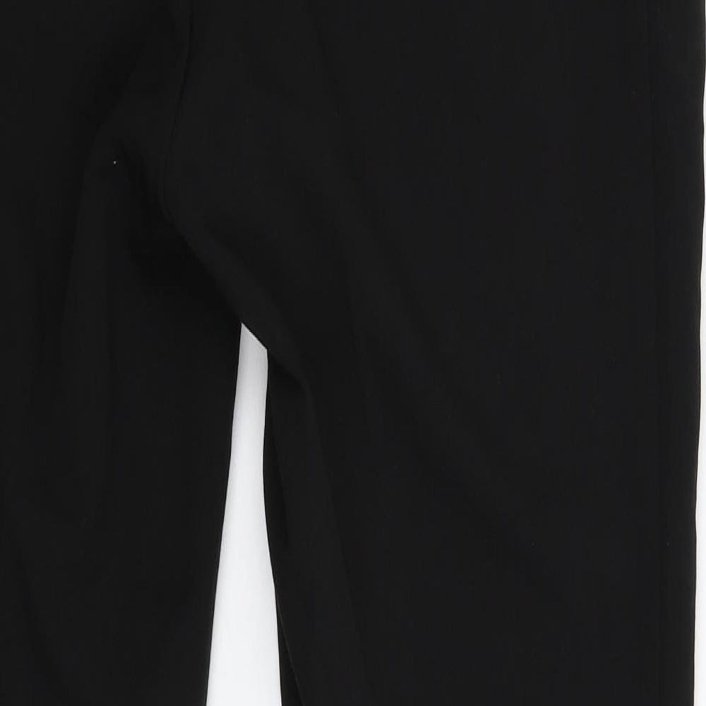 Preworn Womens Black Trousers Size 34 in L28 in