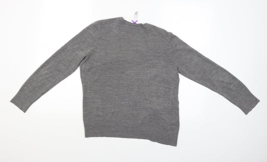 BHS Womens Grey Cardigan Jumper Size 10