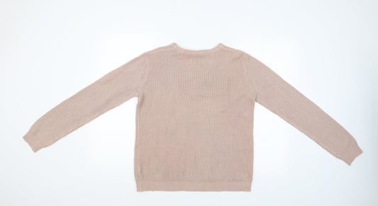 Papaya Womens Pink Pullover Jumper Size M