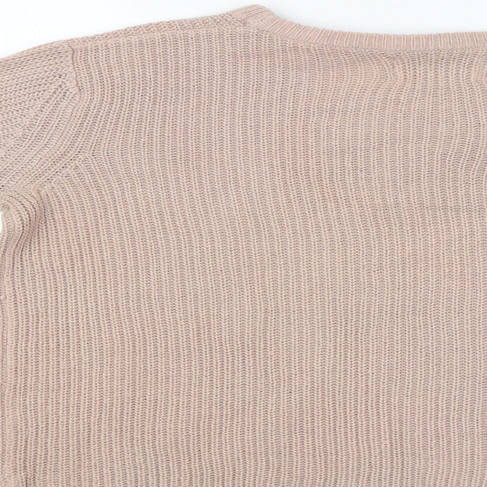 Papaya Womens Pink Pullover Jumper Size M