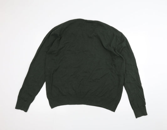 Twisted Gorilla Womens Green Pullover Jumper Size XL