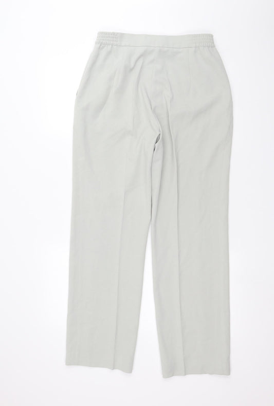 Dutch B Womens Green Trousers Size 12 L28 in