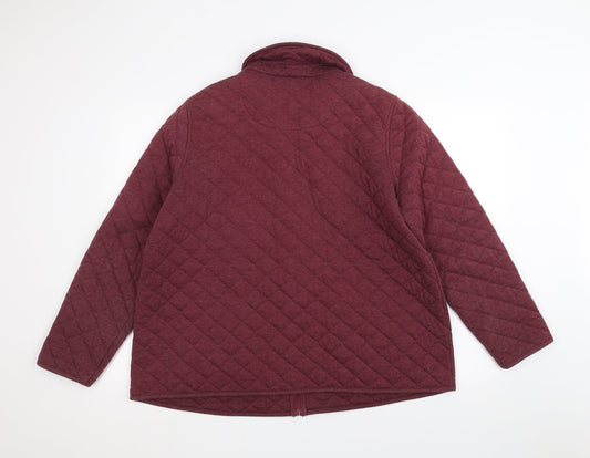 BM Womens Purple Jacket Size 20