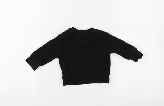 mini rebel Black Pullover Jumper Size 0-3 Months