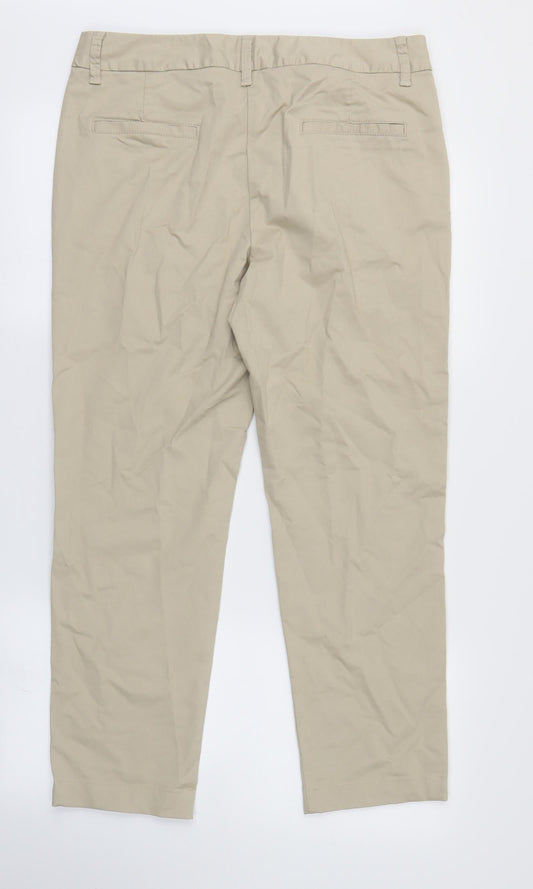 papya Womens Brown Sweatpants Trousers Size 12 L26 in