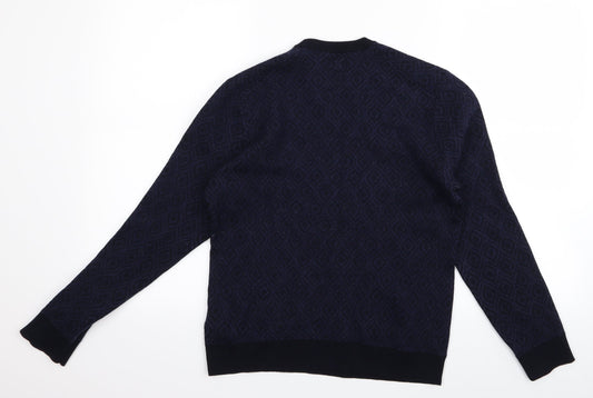 H&M Womens Blue Pullover Jumper Size 12