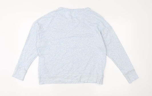 Debenhams Womens Blue Jersey Pullover Sweatshirt Size M