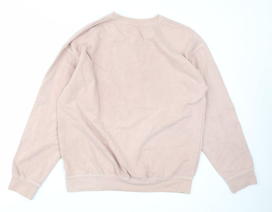 AsYou Womens Pink Pullover Sweatshirt Size S