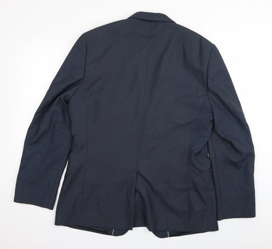 Asda George Mens Blue Jacket Blazer Size 42