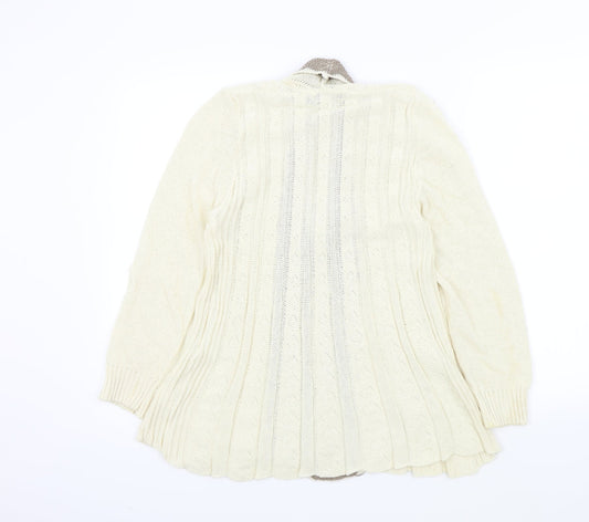 Remel Womens Beige Cardigan Jumper Size S