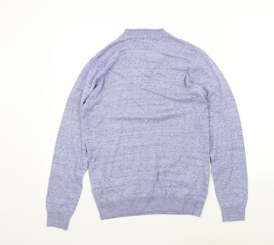 ceaderwood Mens Blue Pullover Jumper Size XS - t shirt neck line
