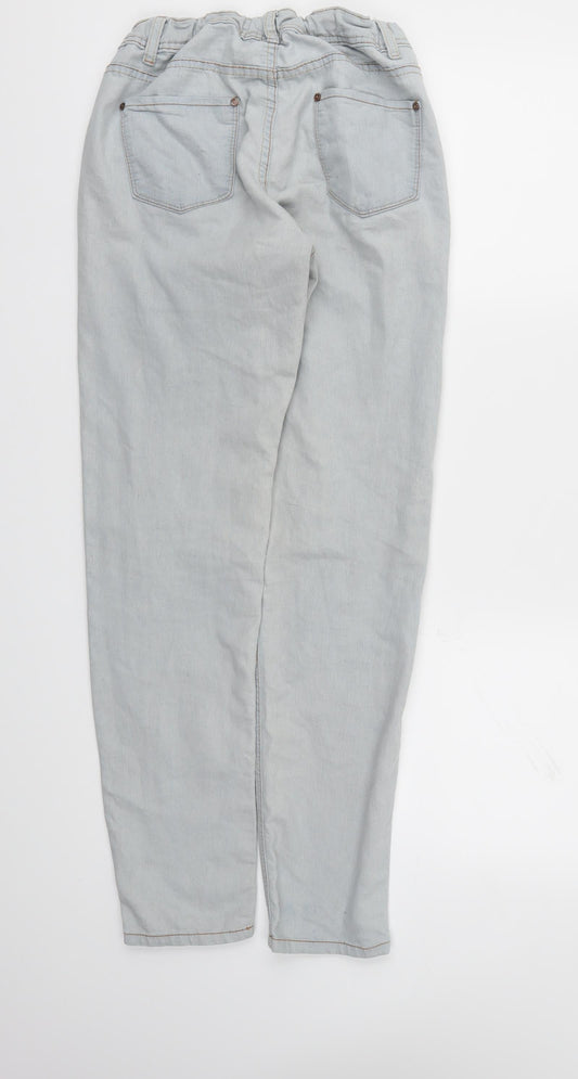 Preworn Womens Blue Skinny Jeans Size 10 L29 in - Stretch waistband