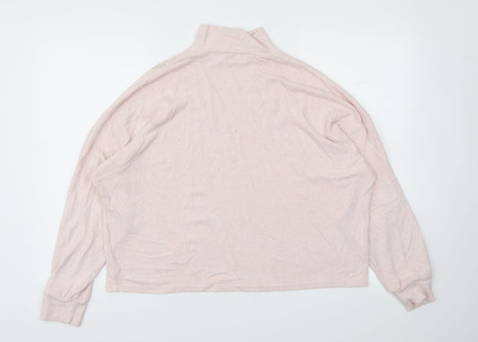 New Look Womens Pink Pullover Jumper Size M