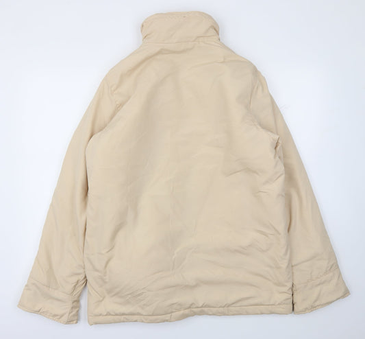 NEUVILLE Womens Beige Jacket Coat Size 14