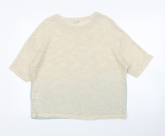 Papaya Womens Beige Pullover Jumper Size 14