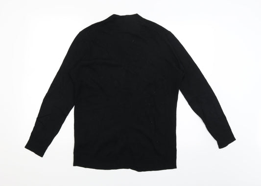 Gap Womens Black Wrap Jumper Size M