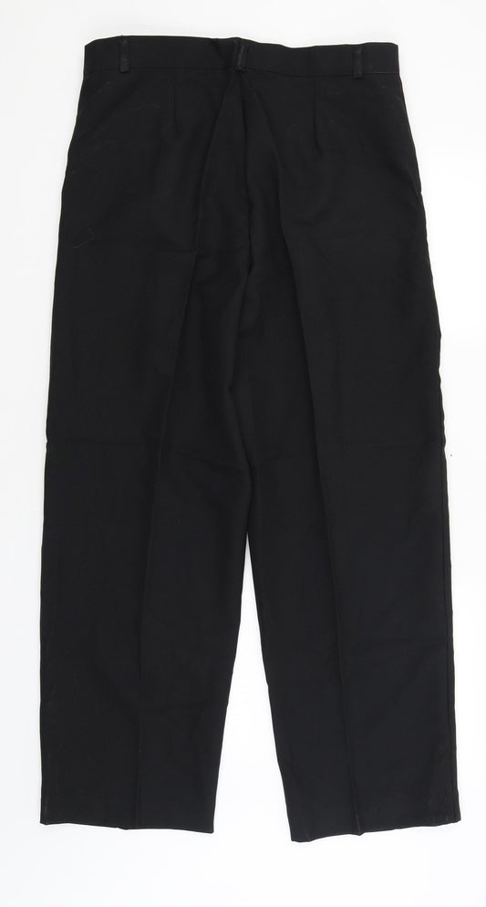 Preworn Womens Black Dress Pants Trousers Size 16 L29 in
