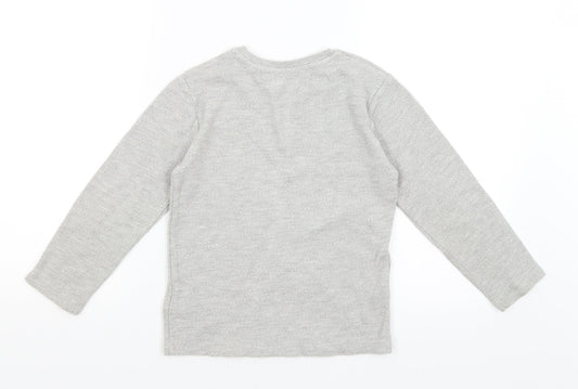 NEXT Boys Grey Pullover Jumper Size 6 Years