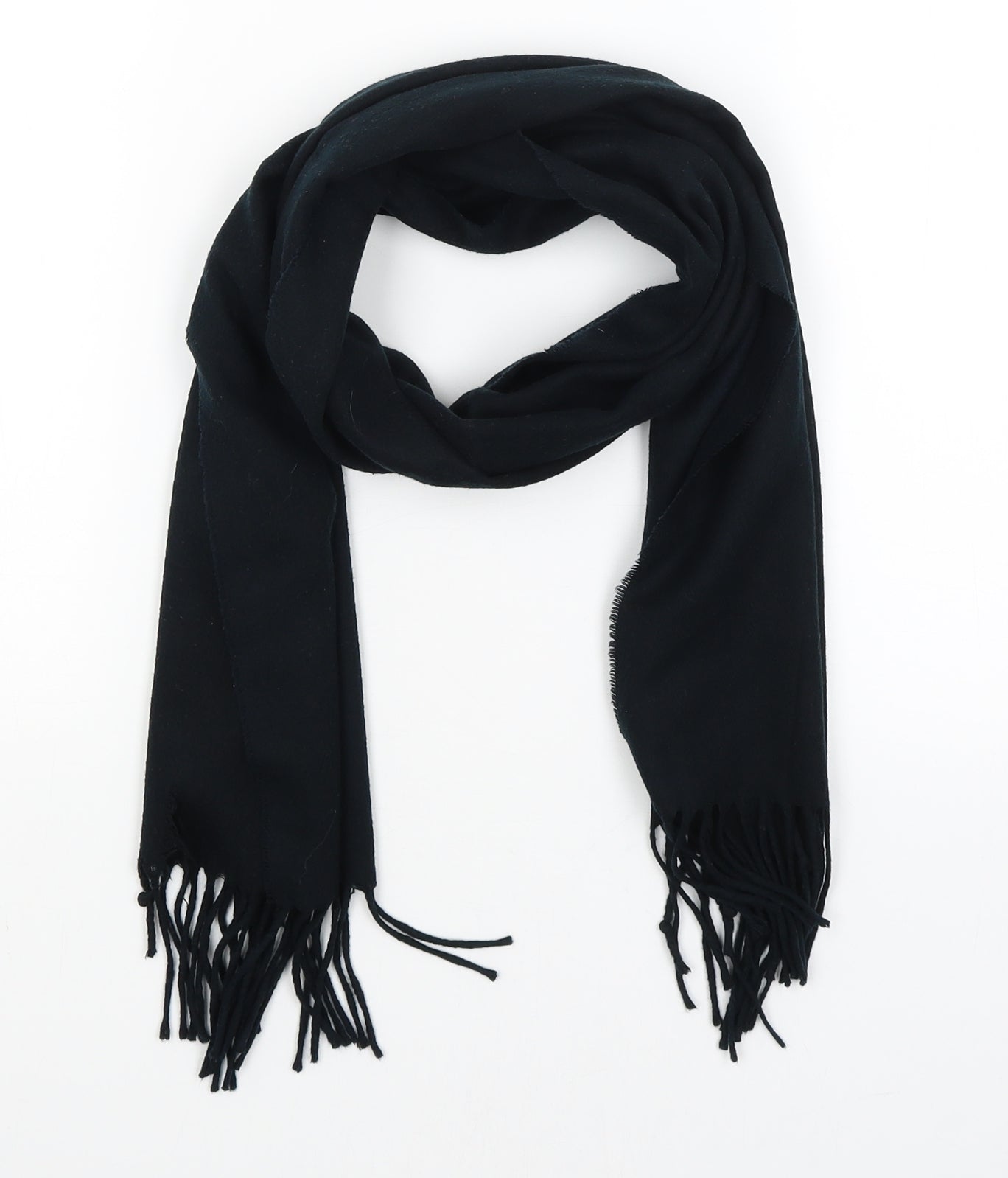 Preworn Womens Black Scarf