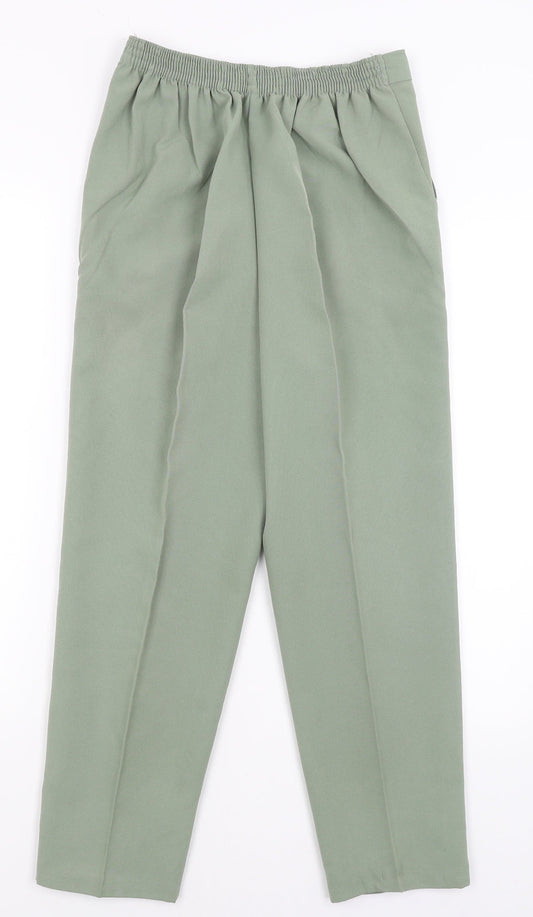 Saira of Manchester Womens Green Dress Pants Trousers Size 10 L25 in