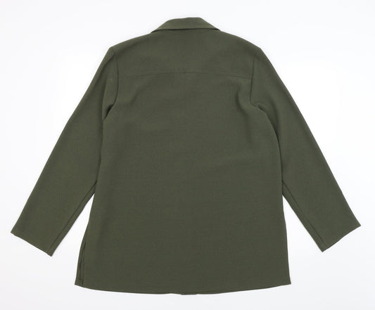 Holmewood Womens Green Basic Button-Up Size 16