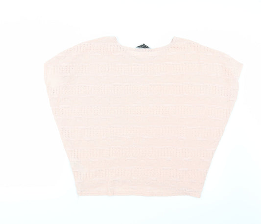 New Look Womens Pink Pullover Jumper Size 8