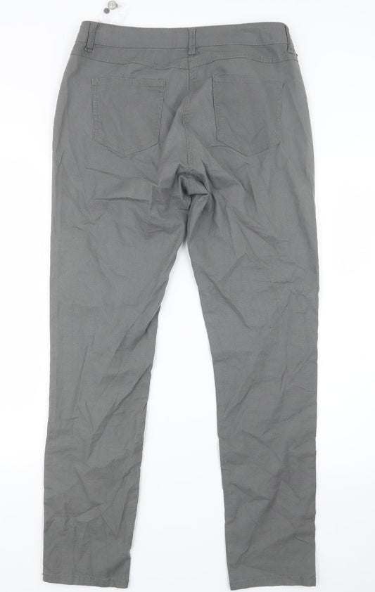 Trend Womens Grey Trousers Size 33 in L30.5 in