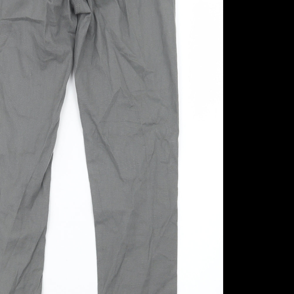 Trend Womens Grey Trousers Size 33 in L30.5 in