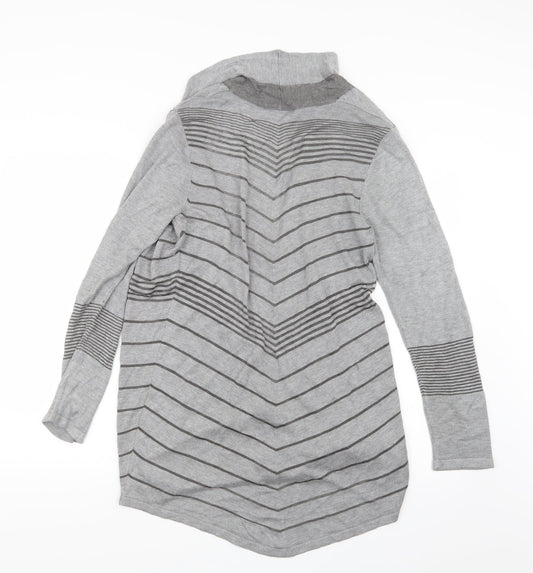 Per Una Womens Grey Cardigan Jumper Size 14