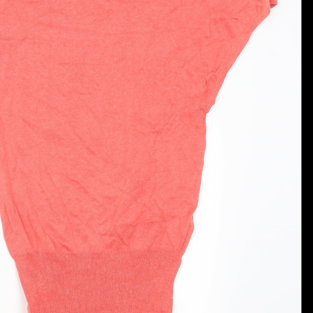 VERO MODA Womens Pink Basic T-Shirt Size XS
