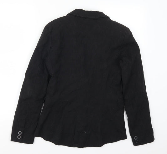 Only Womens Black Jacket Suit Jacket Size 10