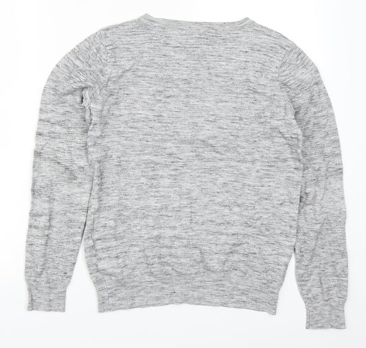 VERO MODA Womens Grey Cardigan Jumper Size M