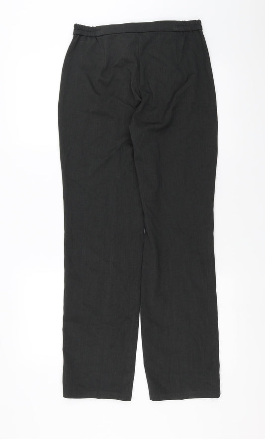 Marks and Spencer Womens Grey Trousers Size 8 L30 in