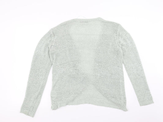 b.young Womens Green Cardigan Jumper Size L
