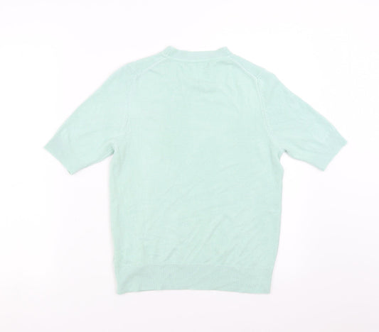 Marks and Spencer Womens Green Pullover Jumper Size 8