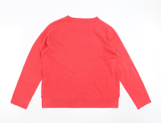 Marks and Spencer Womens Pink Pullover Jumper Size 16