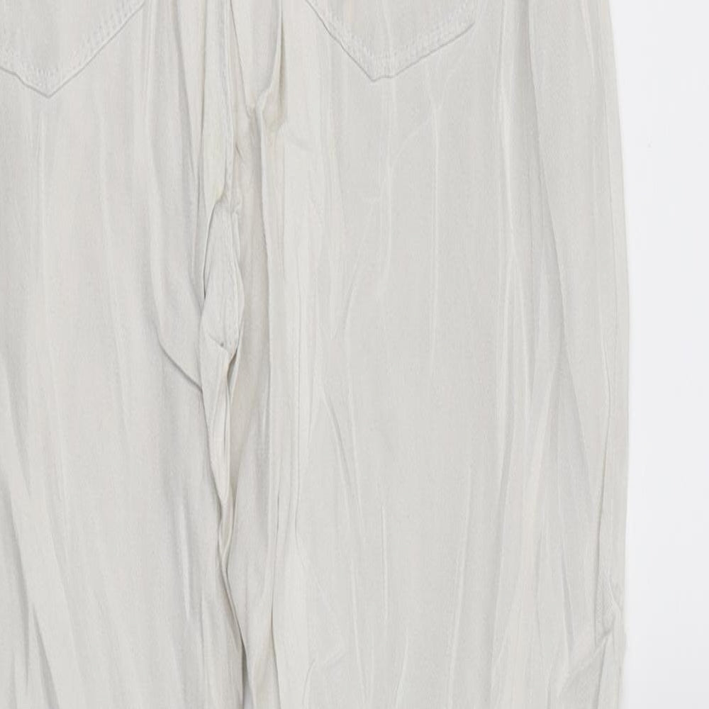 Top shop Womens White Denim Cropped Jeans Size 28 in L20 in