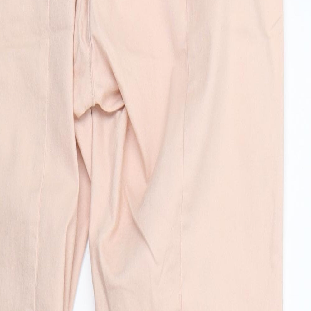 H&M Womens Pink Denim Jegging Trousers Size 12 L26 in