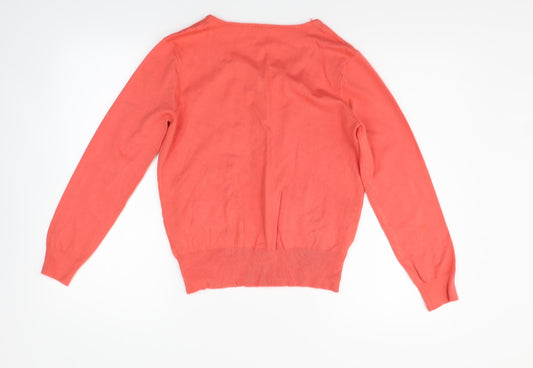 Roman Womens Pink Cardigan Jumper Size 14