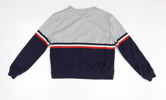into Mens Grey Henley Jumper Size S