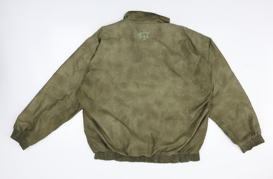 david sax Womens Green Jacket Size L